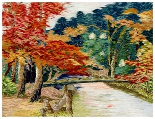 王子の博物館で“絵画のような刺繍”を鑑賞