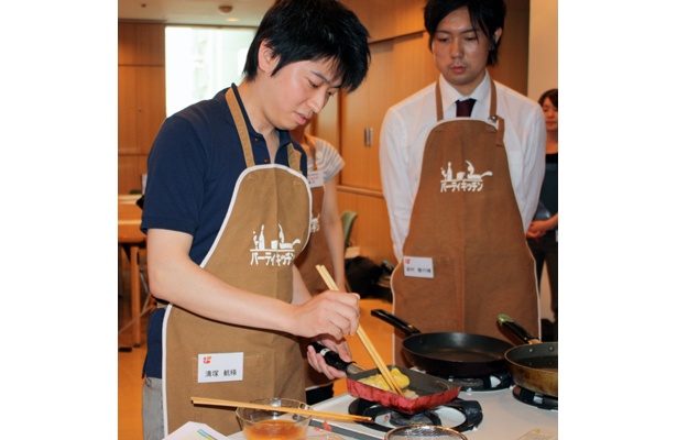 参加者が苦戦を強いられた「玉子焼き」