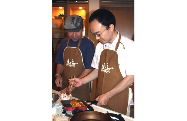 苦戦した玉子焼きもようやく完成だ！