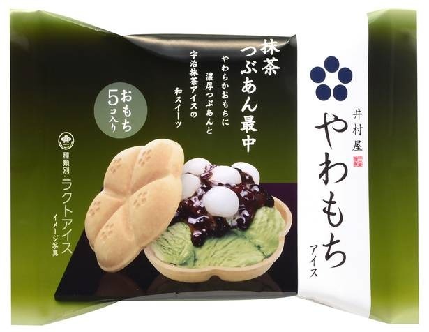 第10位はやわもちアイス 抹茶つぶあん最中(井村屋)※販売終了