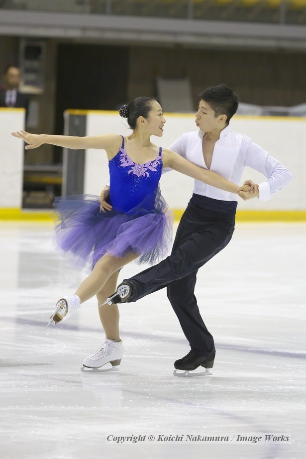 深瀬・立野組、全日本ジュニア選手権でのショートダンスの演技