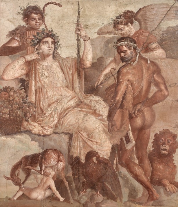 【写真を見る】ルネサンス期の天才画家ラファエッロになぞらえて賞賛された「赤ん坊のテレフォスを発見するヘラクレス」