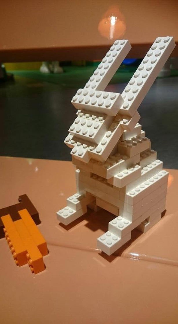 会場にはお客さんが作ったレゴ作品も！