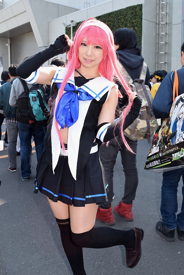 「艦隊これくしょん-艦これ-」の江風に扮する、みずのさん