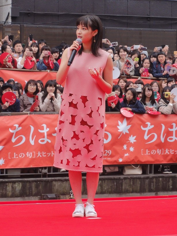 今回のイベントが大阪初イベントだった広瀬すず