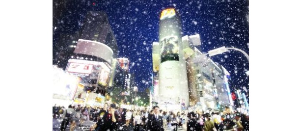 雪景色にしちゃったり…（渋谷の街を雪景色に変える方法）