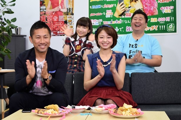 【写真を見る】前園真聖、もえのあずき、フォーリンデブはっしー、中村静香らが爆笑トークを繰り広げる