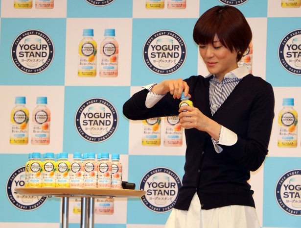 「パイナップルの方は、ほんのり甘いけど、後味はスッキリ」と上野