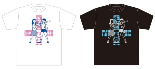 【写真を見る】「展覧会オリジナルTシャツ」(税抜3500円)は白と黒の2色を展開