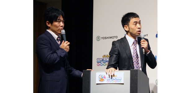 「ネクタイくらい締めてきてくださいよ〜」と、比企社長に物申すペナルティ