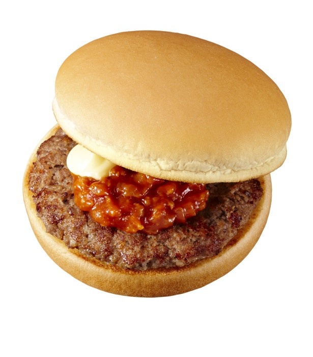 ロッテリアの定番といったらコレ「ロッテリアハンバーガー(うまみート)」(240円)