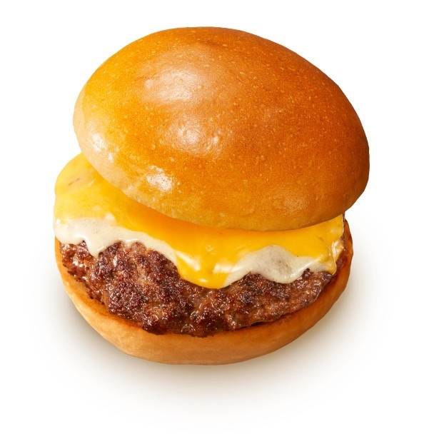 ハンバーガーの救世主として絶大な支持を得た「絶品チーズバーガー」(380円)