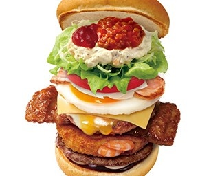 伝説、再び！ロッテリアの「全部のせバーガー」堂々復活