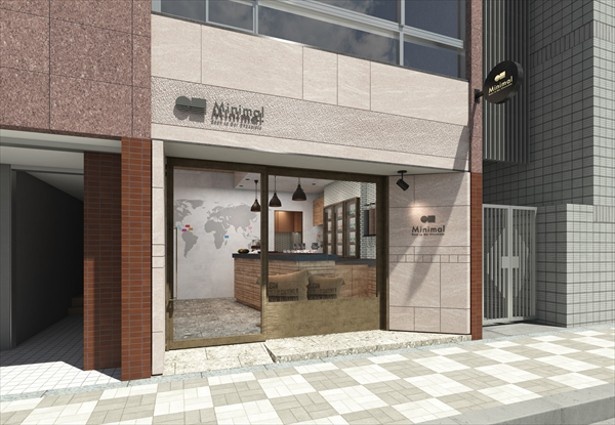 板チョコをイメージして作られた店舗デザインも秀逸