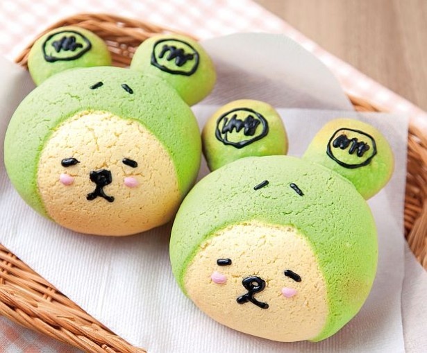 Pasar(パサール)守谷(上り線)の「守犬メロンパン」(350円)