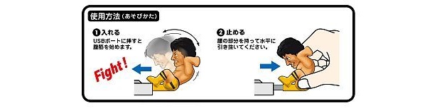 使い方は簡単、USBに挿すだけ！