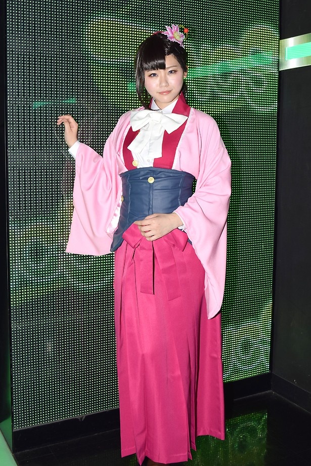 「甲鉄城のカバネリ」の四方川菖蒲に扮する林檎飴さん