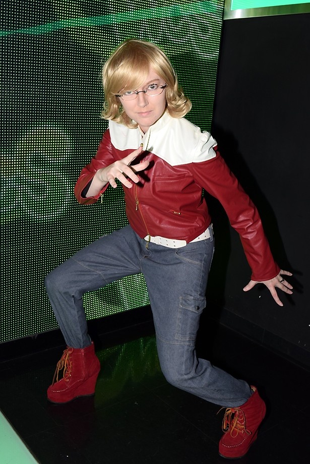 「TIGER＆BUNNY」のバーナビー・ブルックスjrに扮するRachelさん
