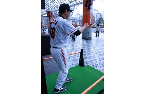 ちなみに、通常のユニフォーム着用時はこんな感じです