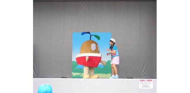 オフィシャルキャラのたねまる。確かにかわいいね