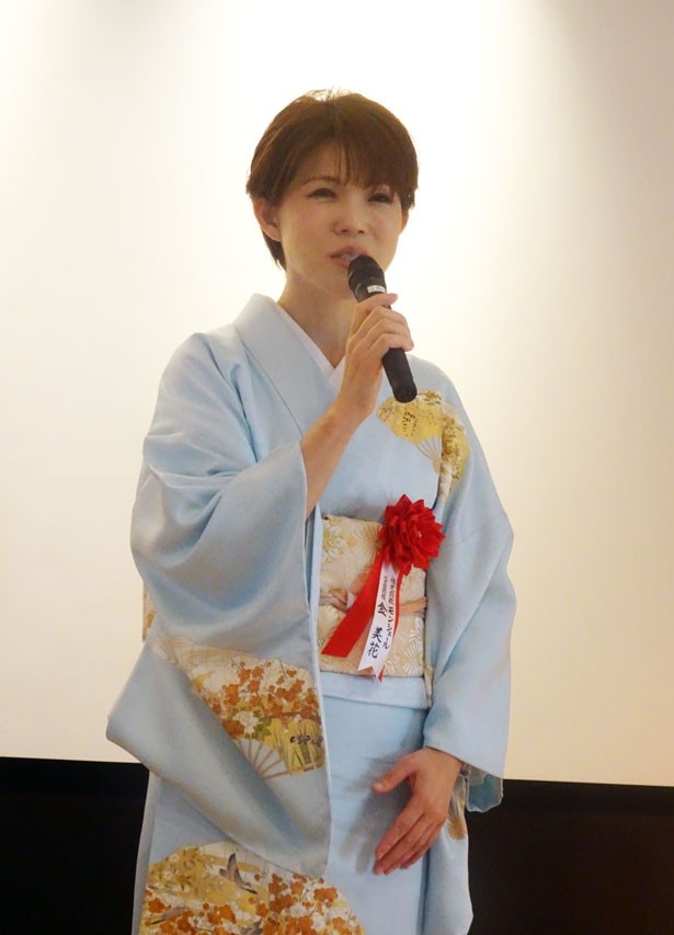 「記念日認定は過去の評価でなく、これからのモンシェールへの期待だと思っています」と述べた金美花代表取締役