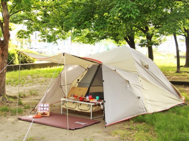 家族や仲間とのキャンプにジャストサイズ