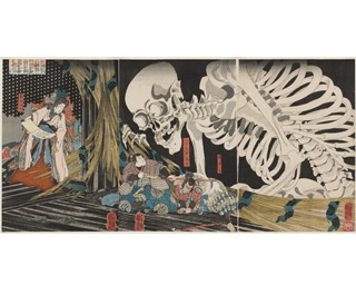 江戸時代のポップカルチャー、国芳と国貞の浮世絵展
