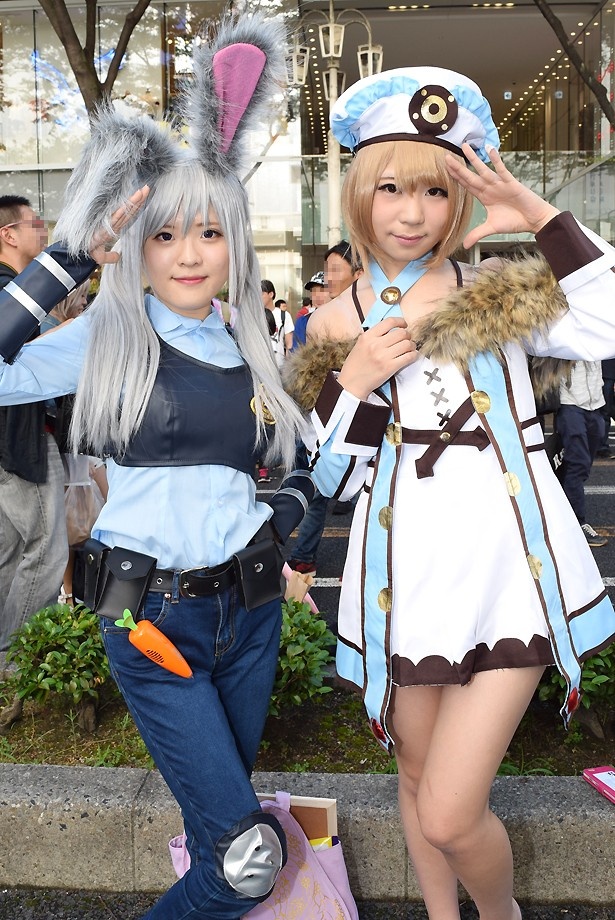 「ズートピア」のジュディ(左：なぎさん)と、「超次元ゲイム ネプテューヌ」のブラン(右：陽依奈さん)