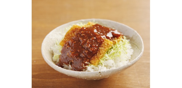 愛知県は名古屋名物「みそかつもどきまんま」。こちらもＢＩＧカツをうまくアレンジ