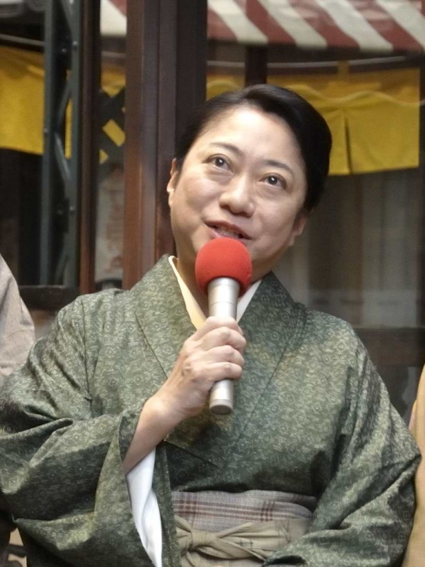 「私は夜のサスペンスのイメージがあって、朝は出していただけないのかなと思っていたので今回とてもうれしい」と語る山村紅葉