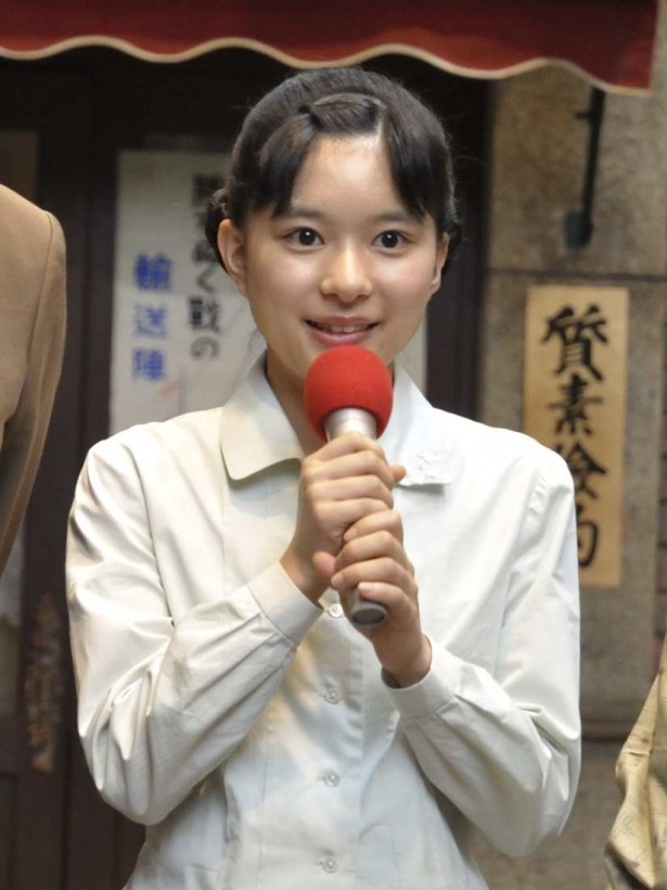「現場に来ることがすごく楽しくて仕方ない。今つかんできたすみれを精いっぱい、支え合いながら一緒に頑張っていきたい」とヒロイン・すみれ役の芳根京子