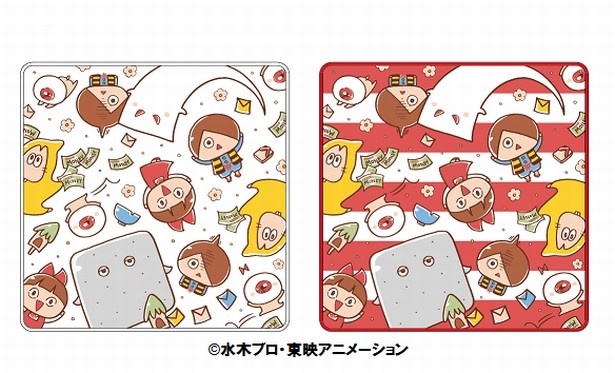 「ミニタオル」(2種・各税抜650円)にはいったんもめんやぬりかべも！