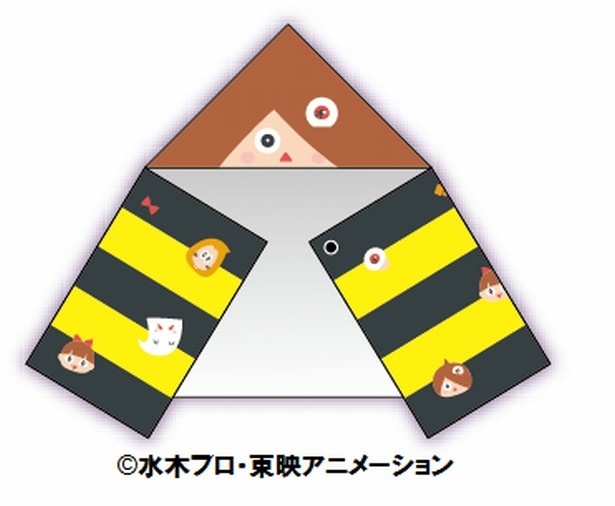 フードをかぶれば鬼太郎になれちゃう!?「フードつきタオル」(税抜2000円)