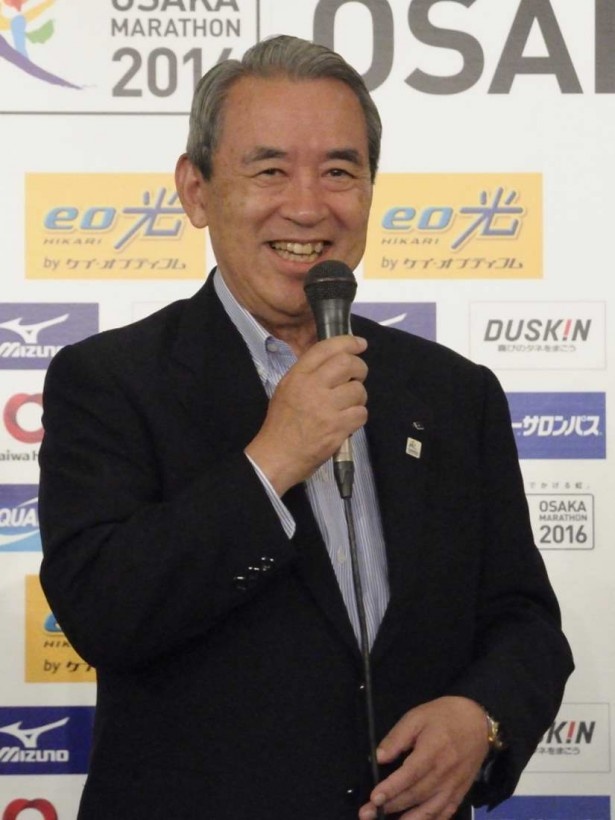 松本正義大阪陸上競技会会長は「大阪マラソンのようなビッグスケールのイベントはほかにない。明るく楽しく元気よく頑張って」とエールを送る