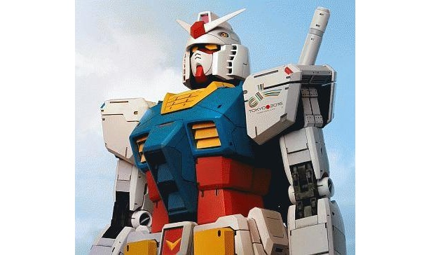 【実物大ガンダム画像はコチラ】招致ロゴをつけた実物大ガンダムのイメージ