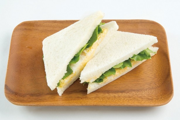 卵サンドにも「おいしい無糖」の軽やかなテイストがGOOD！