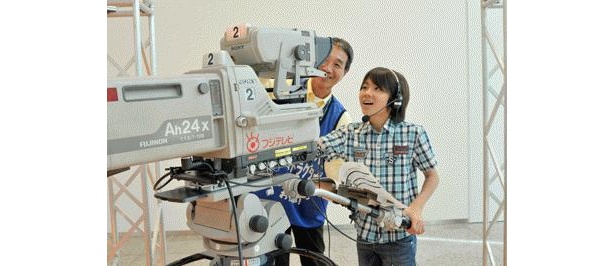 フジテレビでアナウンサー＆カメラマンを体験！