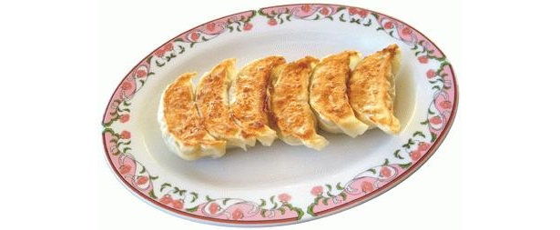 王将の代名詞とも言える「餃子」は、6個で220円