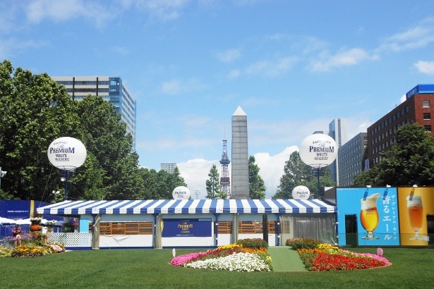 「丁目」ごとに雰囲気の異なる大通公園の景色も楽しみたい
