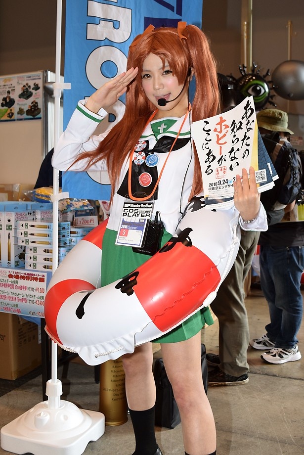 「ガールズ＆パンツァー」の角谷杏に扮する、うたてぃかーなさん