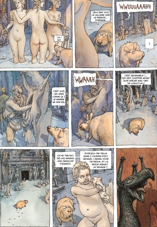 ルーヴル美術館特別展「ルーヴルNo.9　～漫画、9番目の芸術～」二コラ・ド・クレシー/『氷河期』