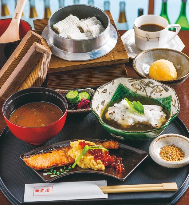 アナゴを使った釜飯が食べられる贅沢なランチ「日替わり御膳」(1500円)/あなご料理 大金