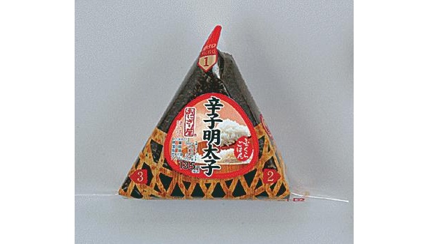 135円の「ふっくら三角手巻 辛子明太子」も100円