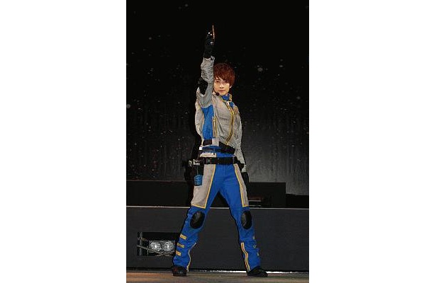 決めポーズもバッチリ！