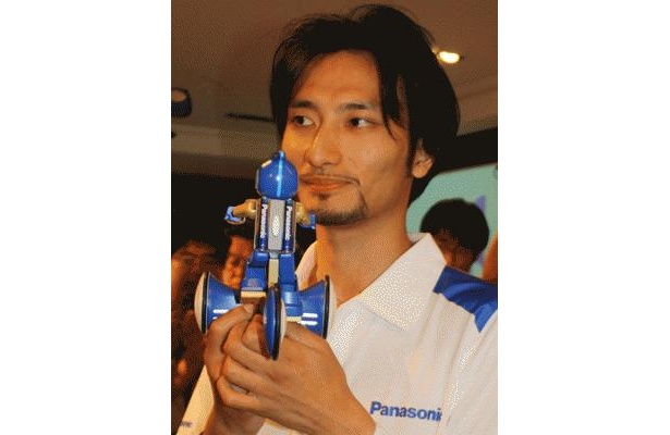 ぜったい、ぜったい、完走してギネスの記録作ってね、「エボルタ号」！