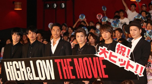 『HiGH&LOW THE MOVIE』の大ヒット舞台挨拶が開催!