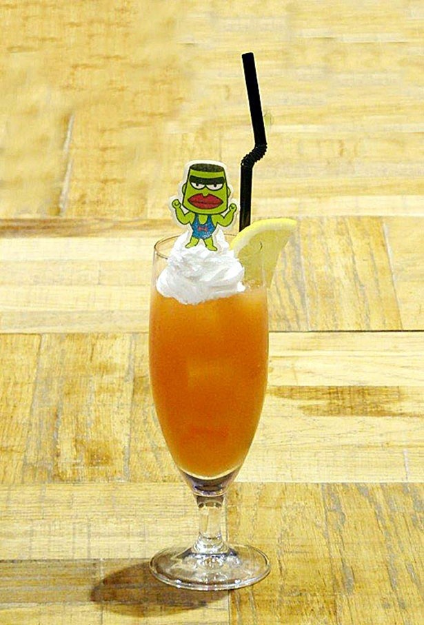 さわやかな味わいの「ホンキーマン・グレイトフルジュース」(700円)