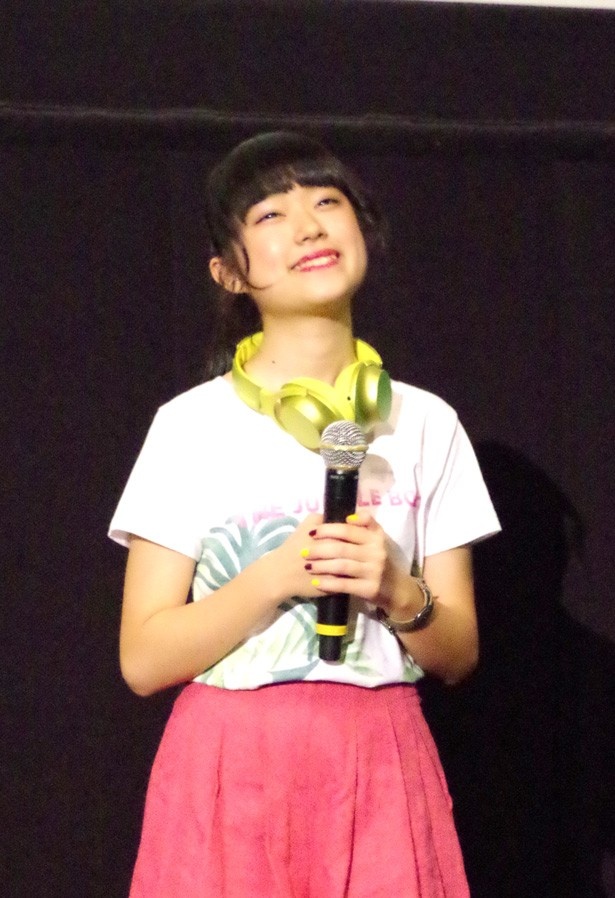「口がふさがらない映画なので、期待して観てみてください！」と笑顔で伝えたアサヒ