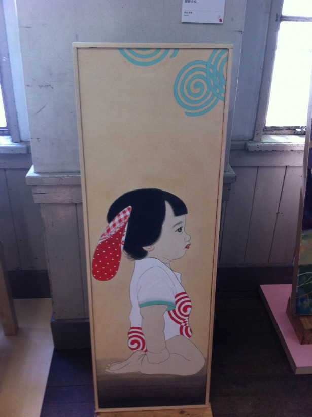 2014年のアート部門(一般の部)で優秀賞を受賞した作品・原田有希「線香少女」