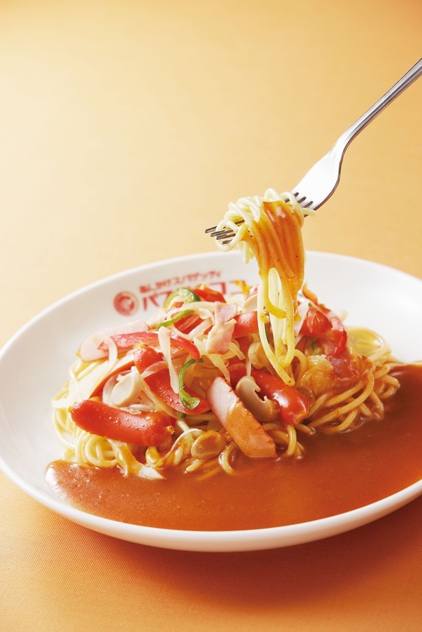 パスタ・デ・ココの定番、ミラカン。辛さを3段階から選択可能なあんかけソースは、野菜の旨みがたっぷり